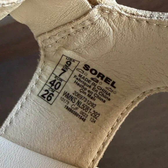 SOREL Dayspring ankle strap platform sandal - Size 9 - New - Picture 8 of 8